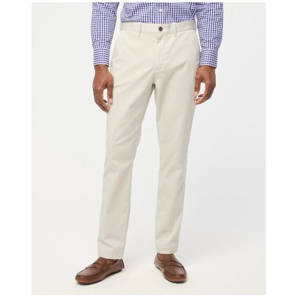 J. Crew Men's Athletic Slim Fit Chino Pants Stone Size 32x32
